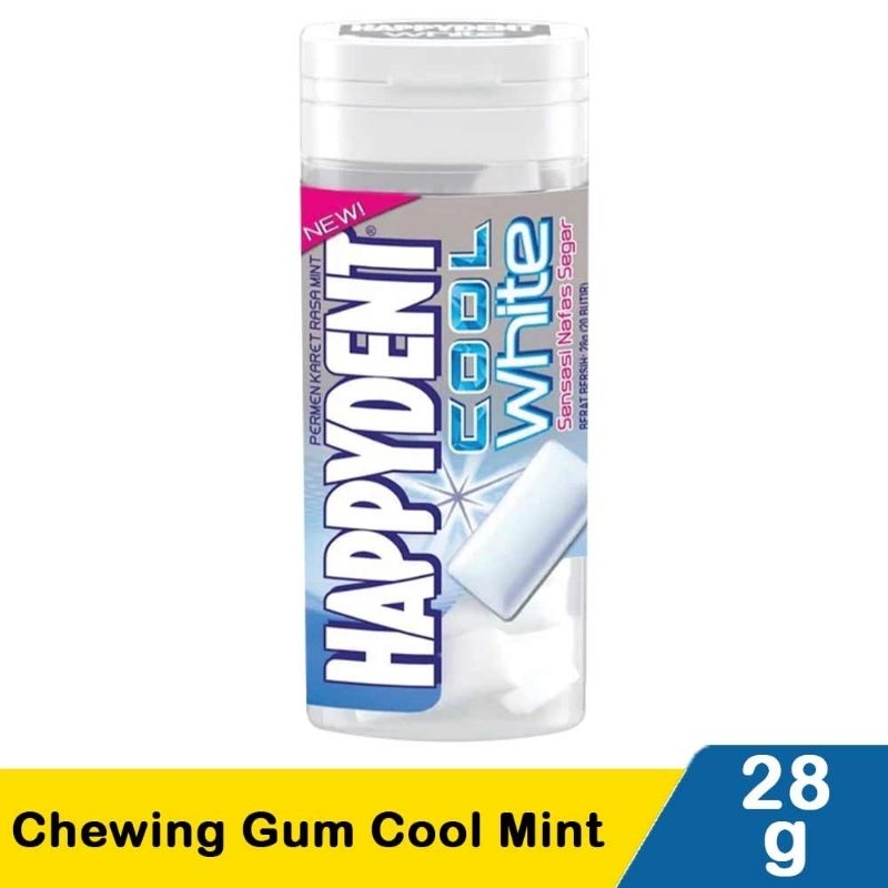Jual Happydent Chewing Gum Cool Mint 28G Shopee Indonesia