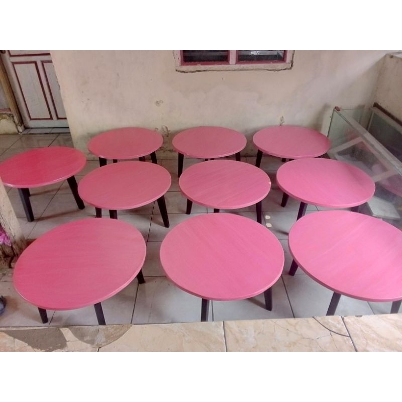 Jual meja bulat lesehan meja tamu meja laptop meja kopi | Shopee Indonesia