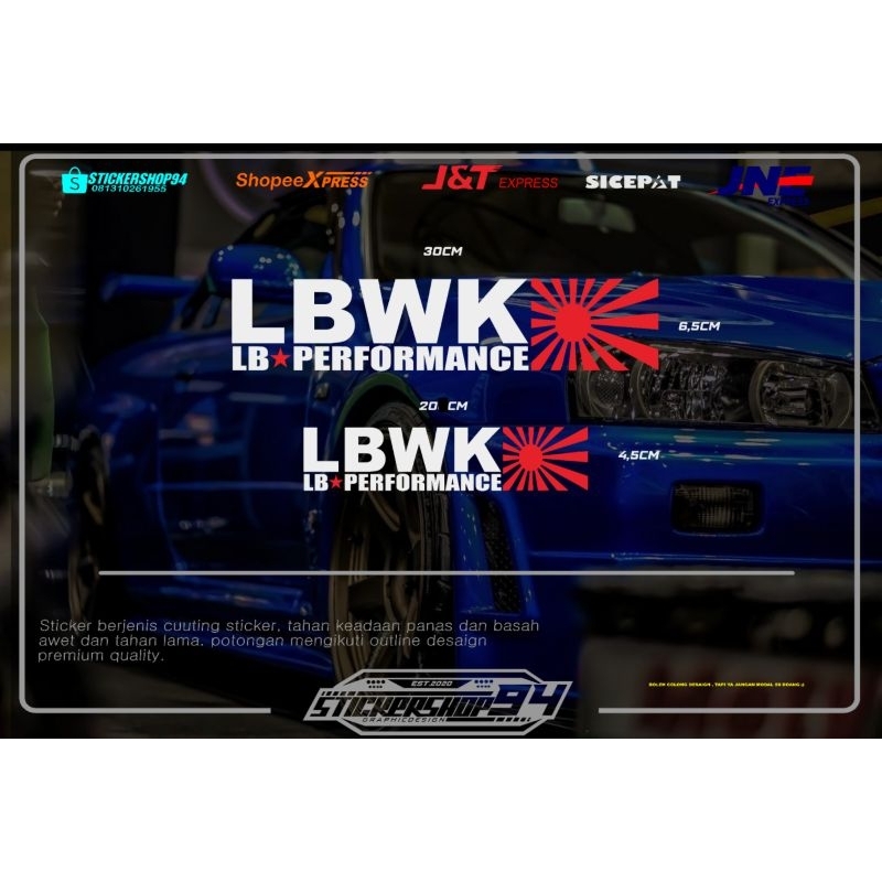 Jual stiker mobil stiker cutting LBWK | Shopee Indonesia