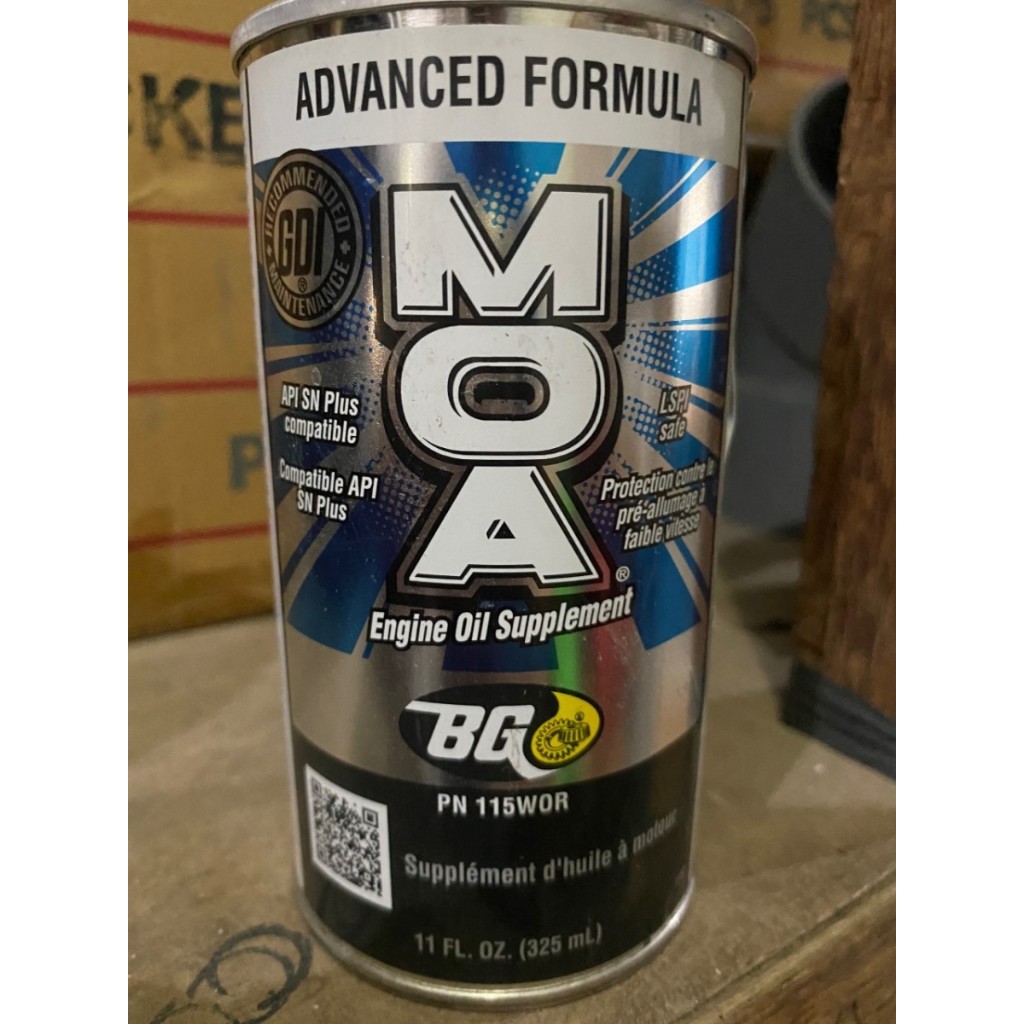 Jual BG MOA oil additive original Made in USA kemasan 325ml Shopee