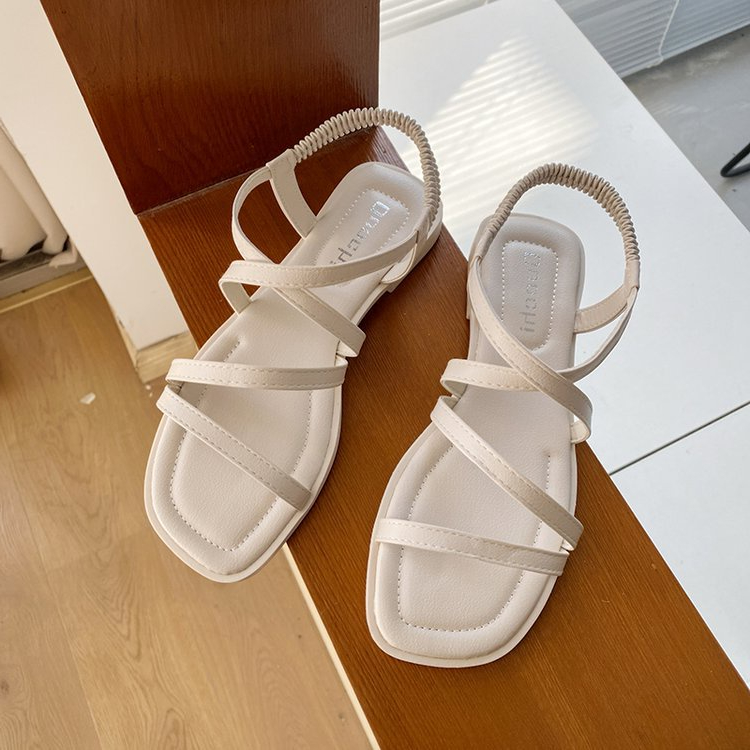 Jual NSC601 Sepatu Sandal Flat Shoes Wanita Import Sandal Tali