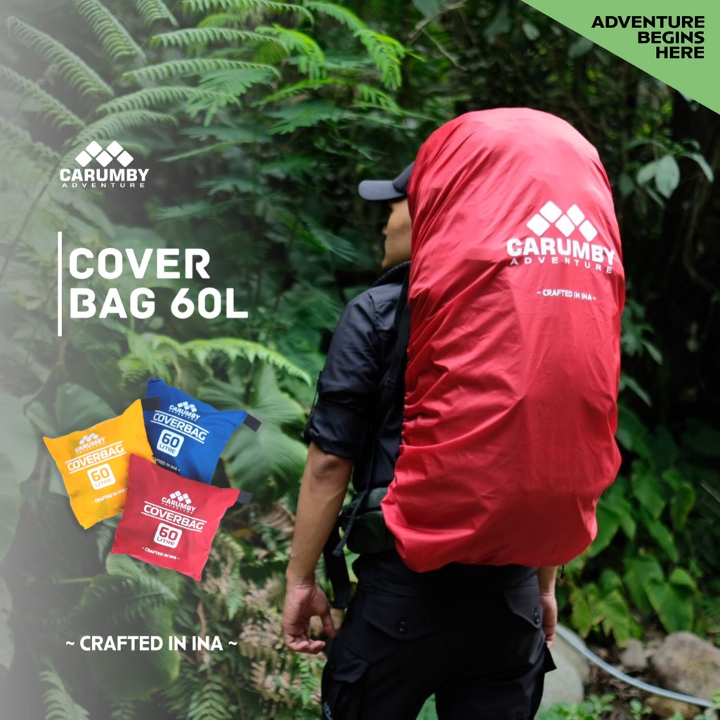 Jual Coverbag Raincover Carumby Adventure 60 L Tahan Air Waterproof ...