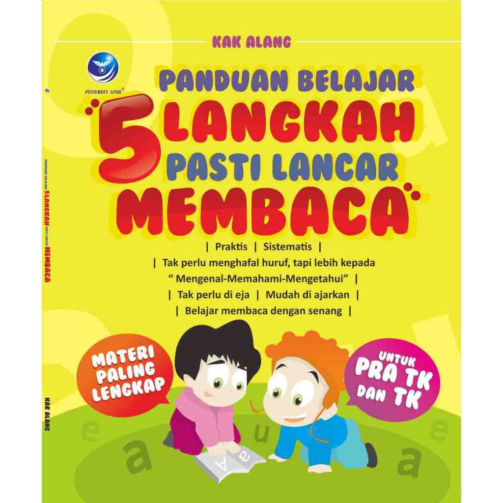 Jual Panduan Belajar, 5 Langkah Pasti Lancar Membaca/Original 100% ...