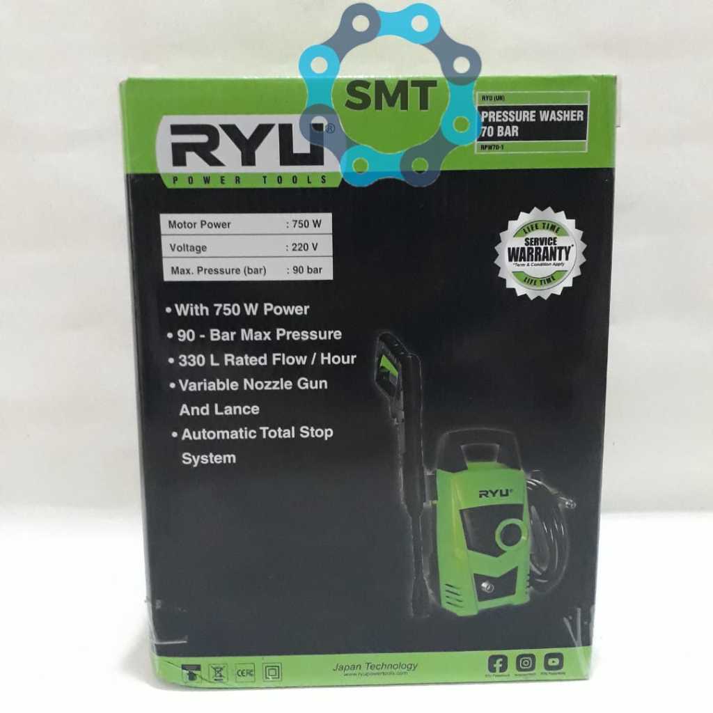 Jual Mesin Steam Cuci Mobil Motor Jet Cleaner Pressure Washer Ryu RPW70 ...