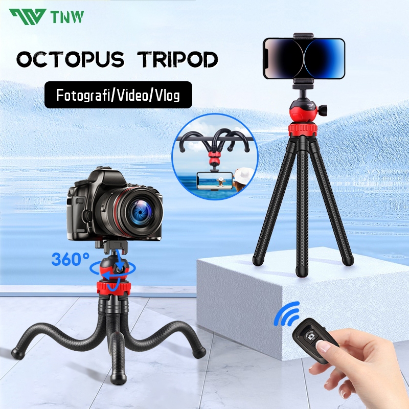 Jual TNW C02 Octopus Tripod Flexible Gorilapod Mini Tripod Bluetooth