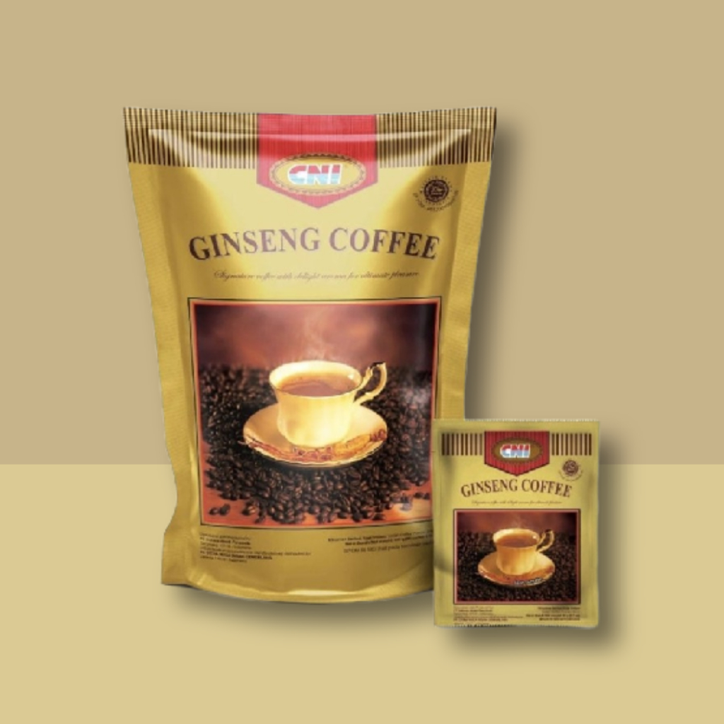 Jual Kopi ginseng CNI terbuat dari perpaduan kopi arabika, robusta dan