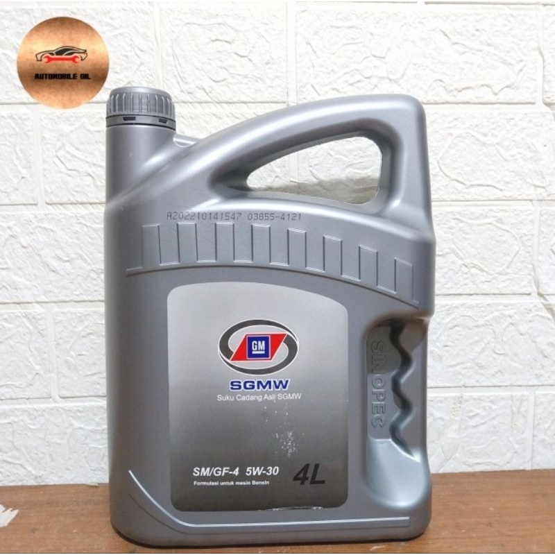 Jual Oli wuling SGMW SM/GF-4 5w 30 4L-original wuling | Shopee Indonesia
