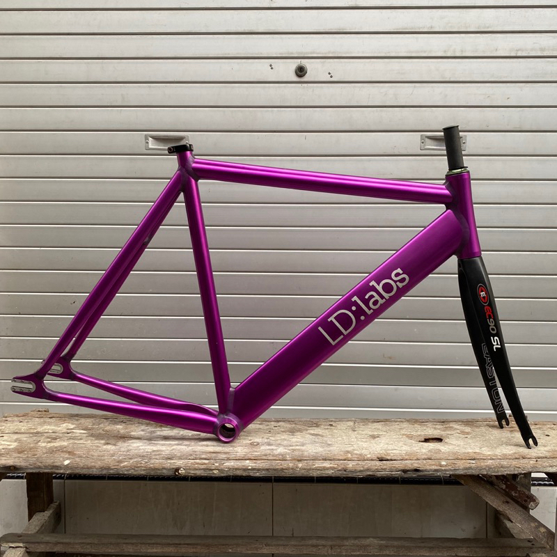 Jual Frameset LDG LDLabs MK II Size 53 Purple Annodize Fork Full Carbon Easton EC90 SL Include
