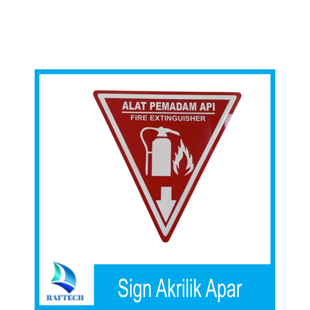 Jual Plang Papan Rambu Sign APAR Acrylic 35x35cm | Shopee Indonesia