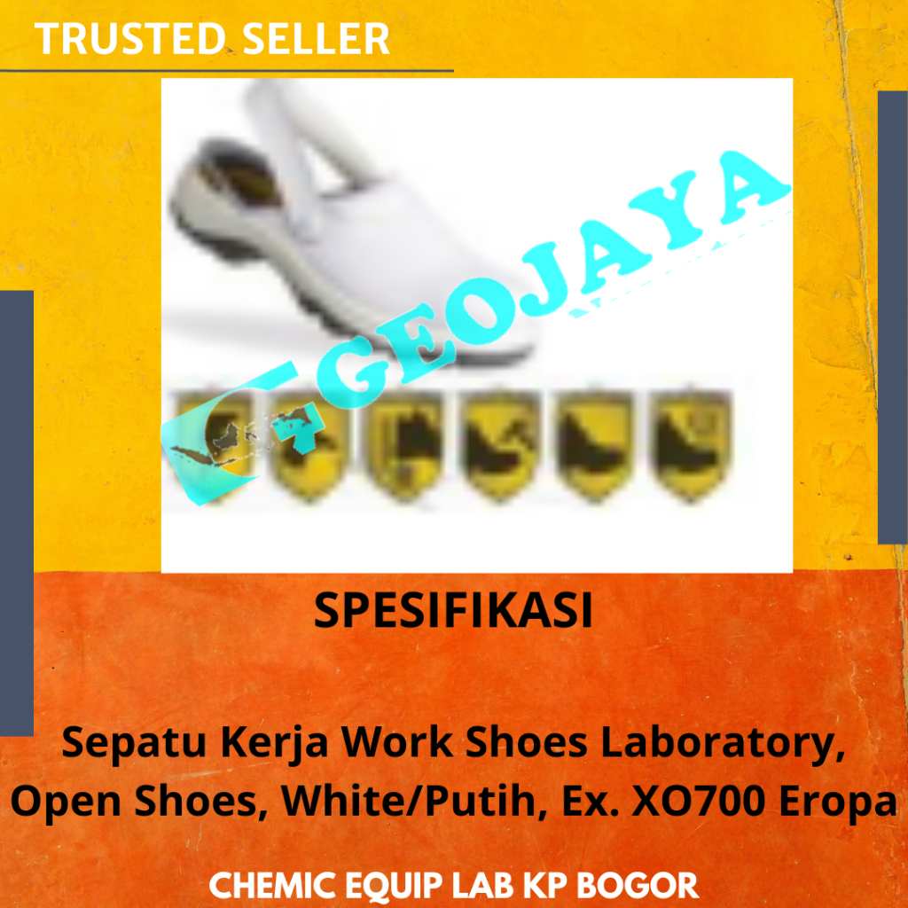 Jual Sepatu Kerja Work Shoes Laboratory, Open Shoes, White/Putih, Ex ...