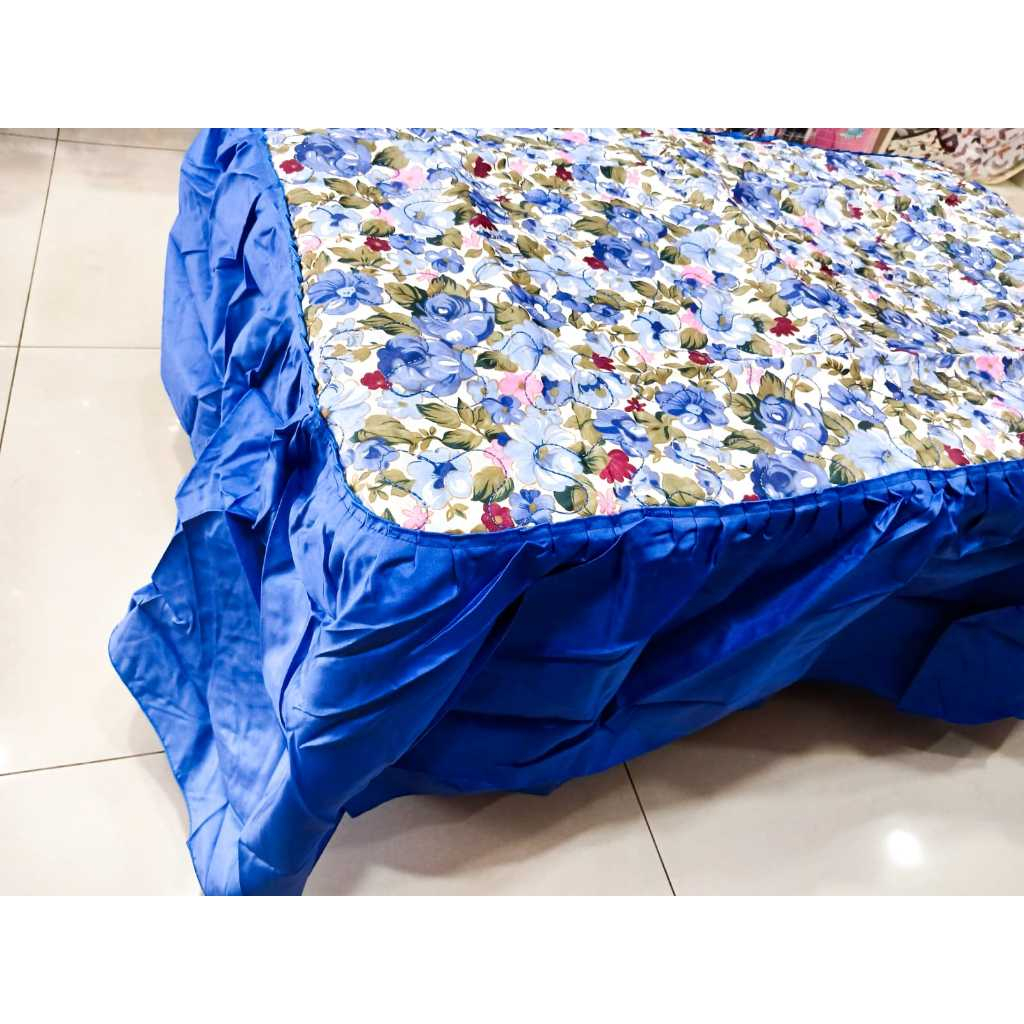 Jual TAPLAK MEJA RUANG TAMU RAMPEL WIRU/RUMBAI KAIN ALAS MEJA MAKAN ...