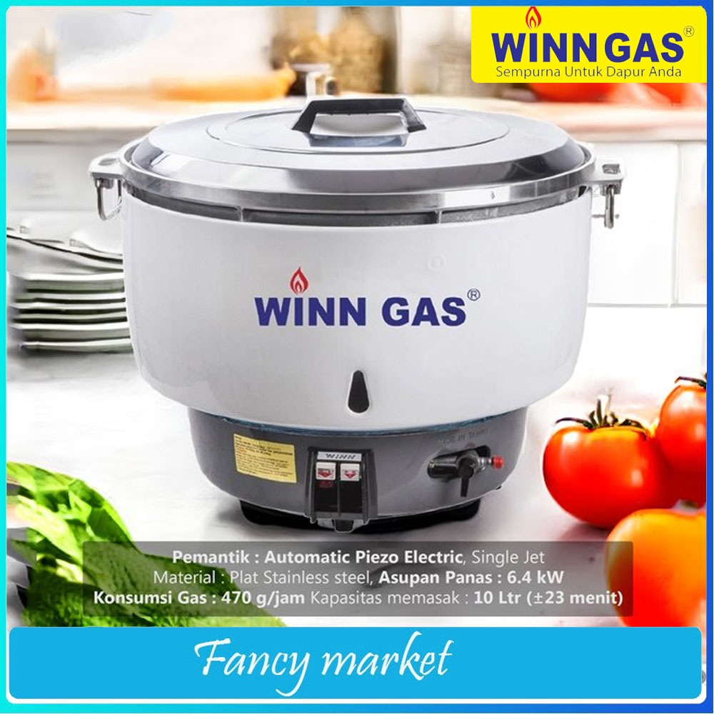 Jual RICE COOKER GAS WIIN GAS RC 50E Kapasitas 10 liter | Shopee Indonesia