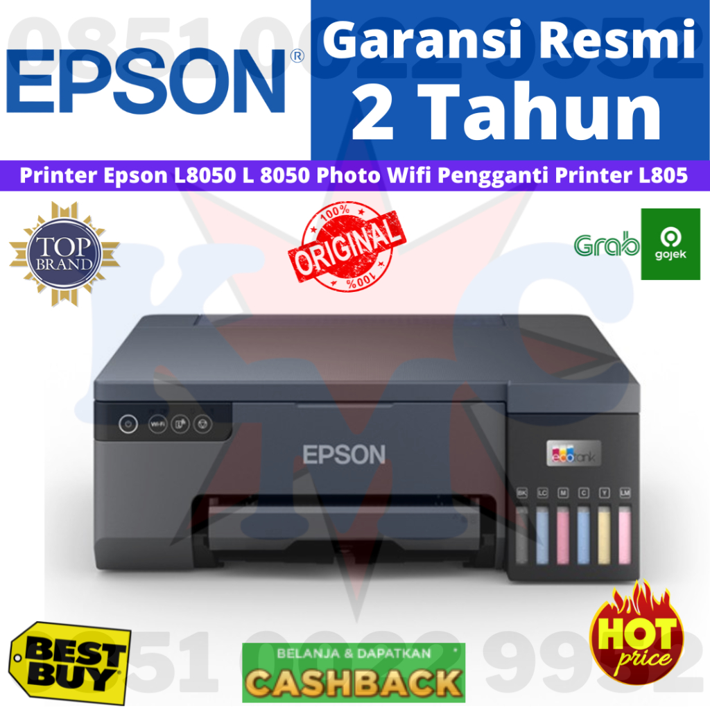 Jual Printer Epson L8050 L 8050 Photo Wifi Pengganti Printer L805 ...