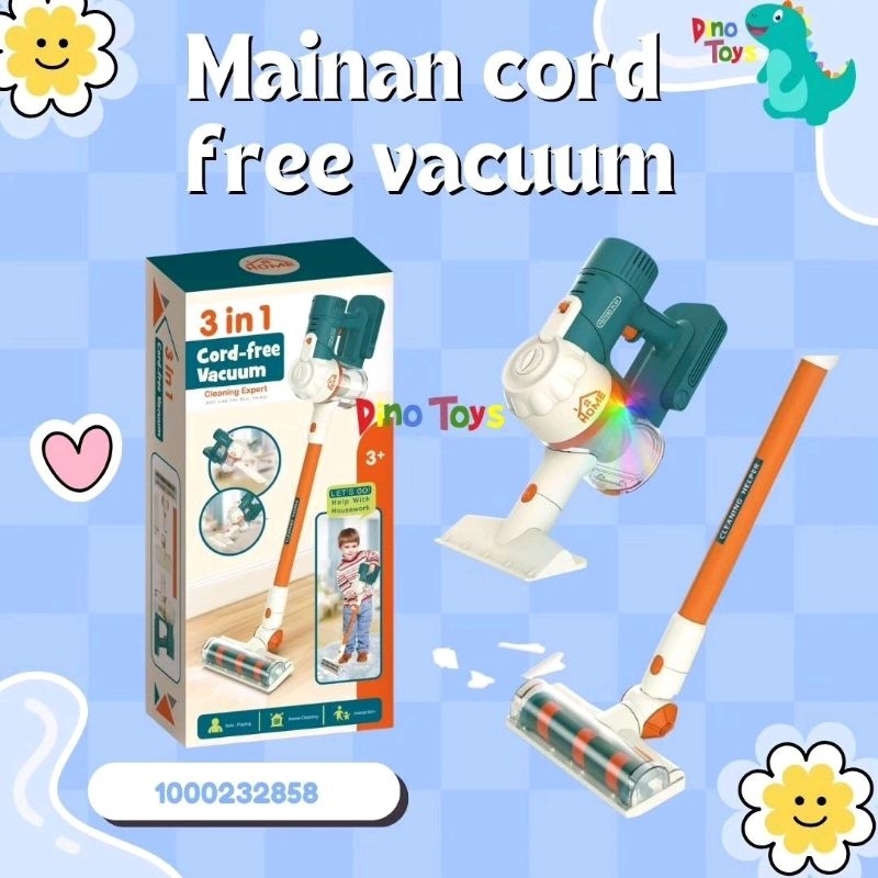 Jual dino toys ungaran mainan cord free vacuum cleaner vakumcleaner