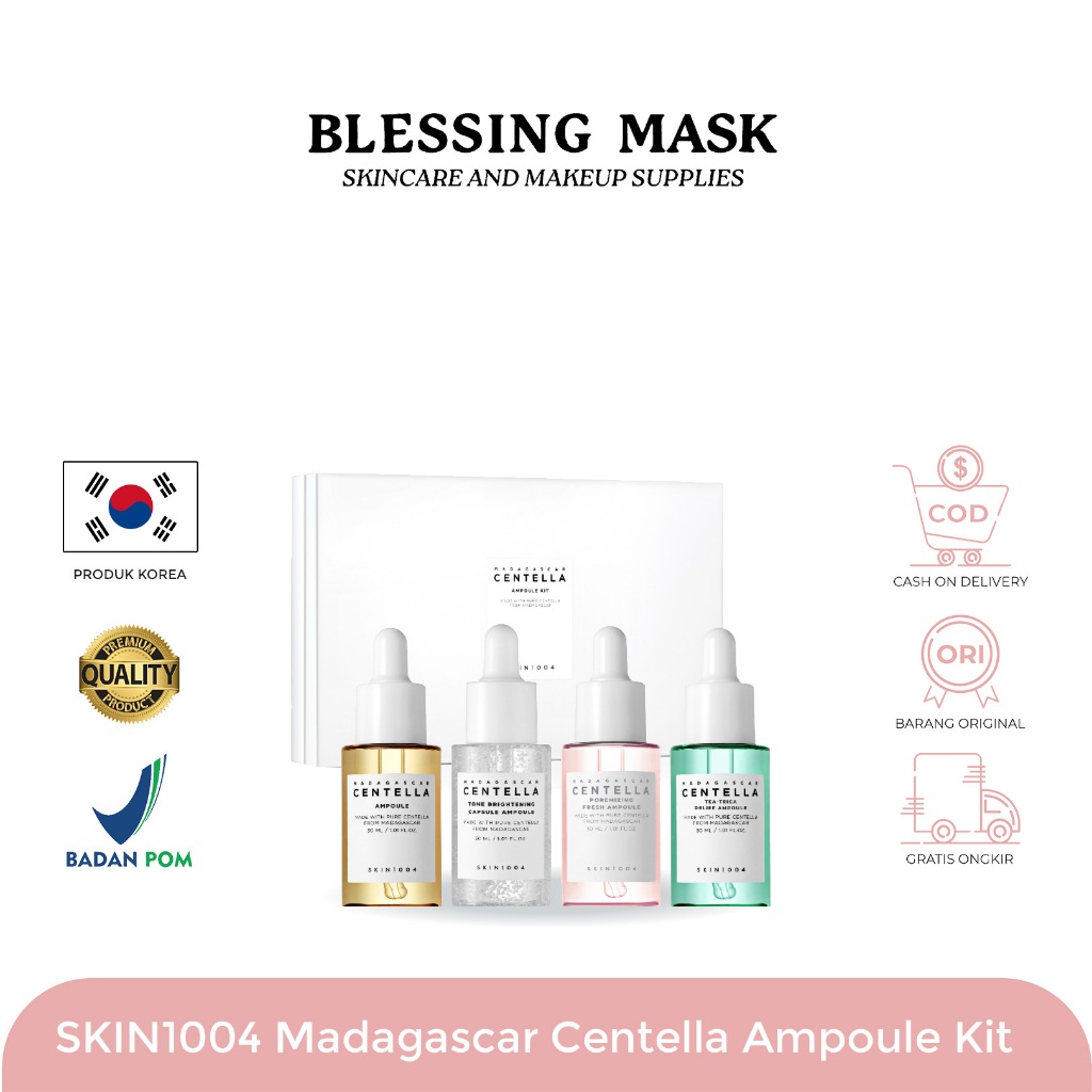 Jual SKIN1004 Madagascar Centella Ampoule Kit (Cruelty-Free) | Travel ...