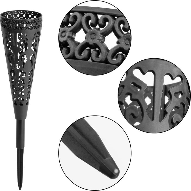 Jual 2pcs/Set Vas Pemakaman Tempat Bunga Makam Dengan Spike Untuk Makam ...