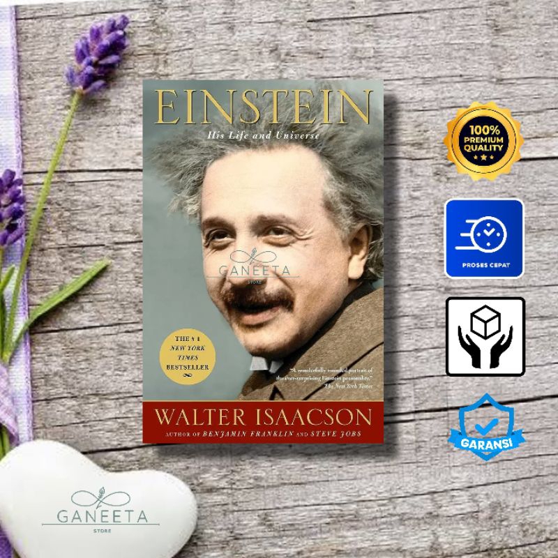 Jual [Hard Cover] Einstein: His Life and Universe by Walter Isaacson ...