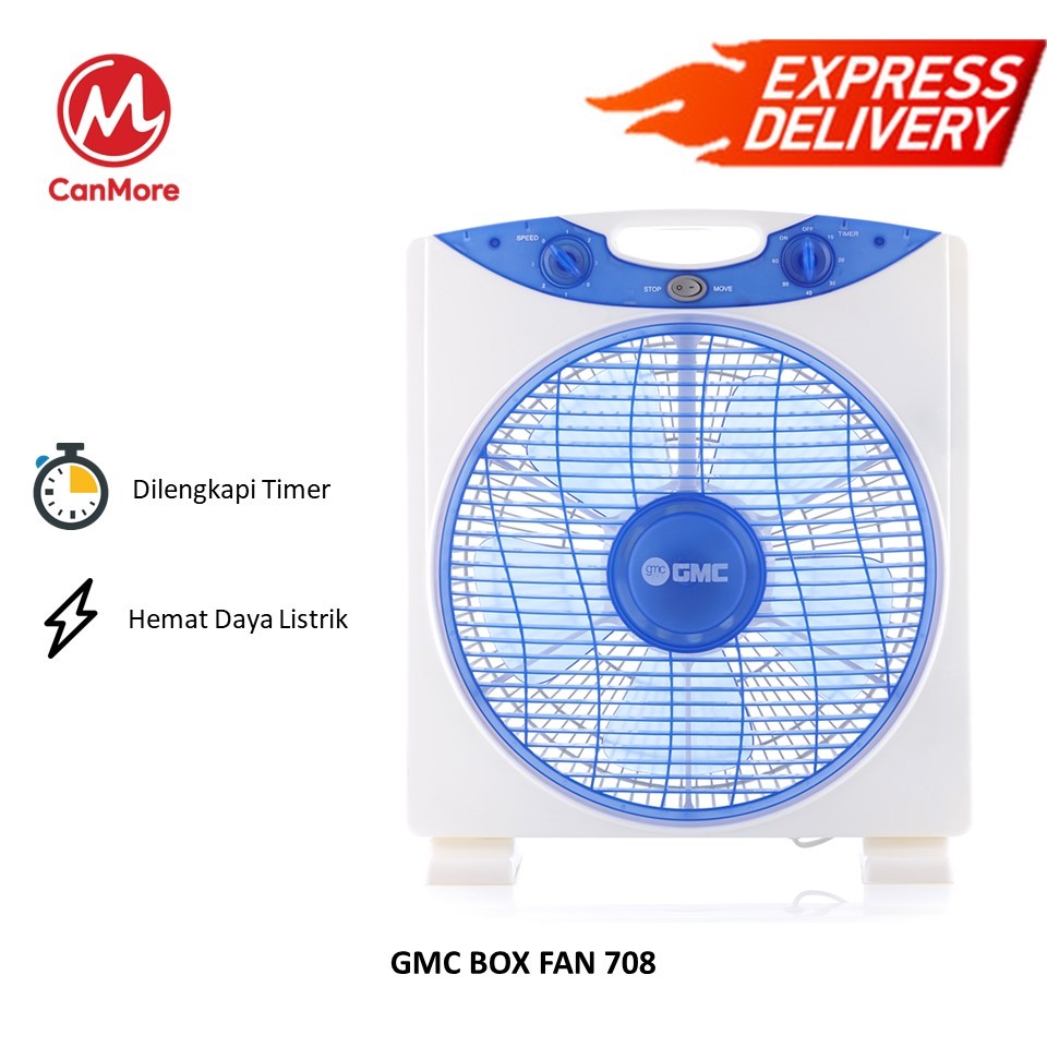 Jual Kipas Angin GMC Box Fan BM 708 12 Inch / Kipas Kotak / Kipas Angin ...