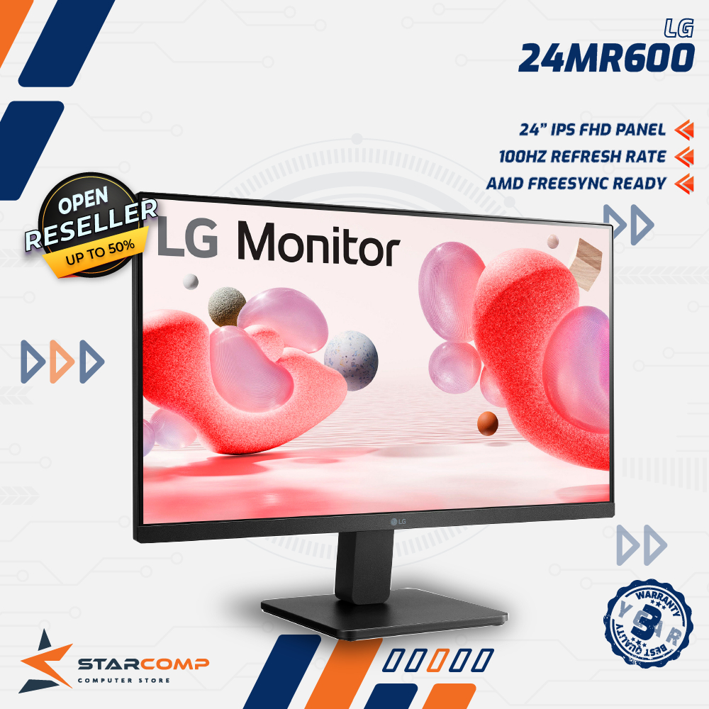 Jual LG 24MR400-B MONITOR 24" FHD IPS 100Hz 3-Side Borderless FreeSync ...