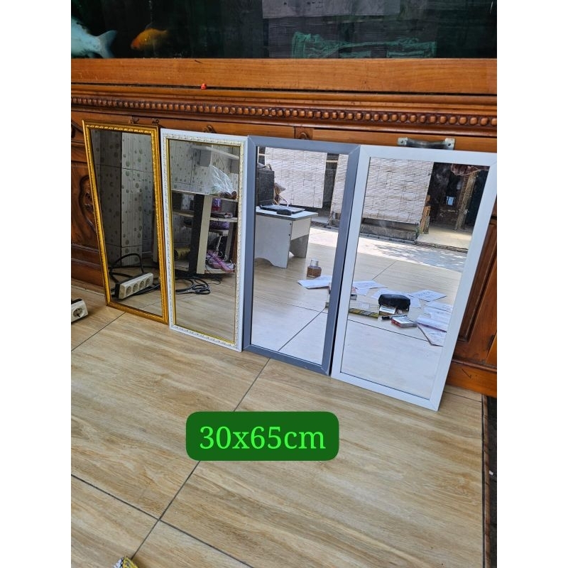 KACA CERMIN DINDING/GANTUNG 30X65Cm MURAH FREE PACKING/BERGARANSI