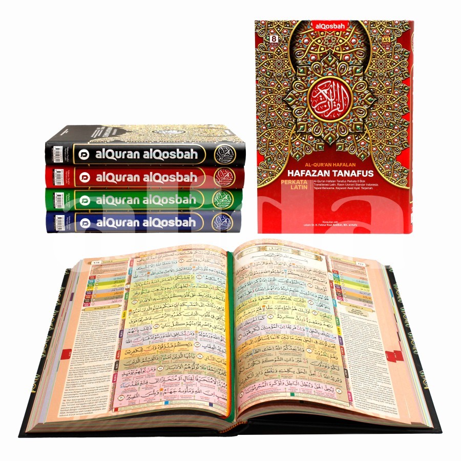 Jual Al Quran Hafazan Perkata Latin 8blok Warna A5 Alquran Hafalan