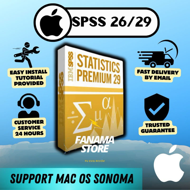 Jual spss statistics 29 untuk sonoma full version shopee indonesia