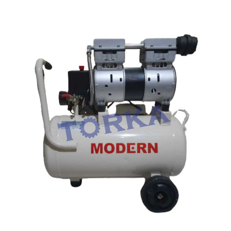 Jual Compressor Oiless MODERN 1HP Kompresor Angin tanpa Oli tangki ...