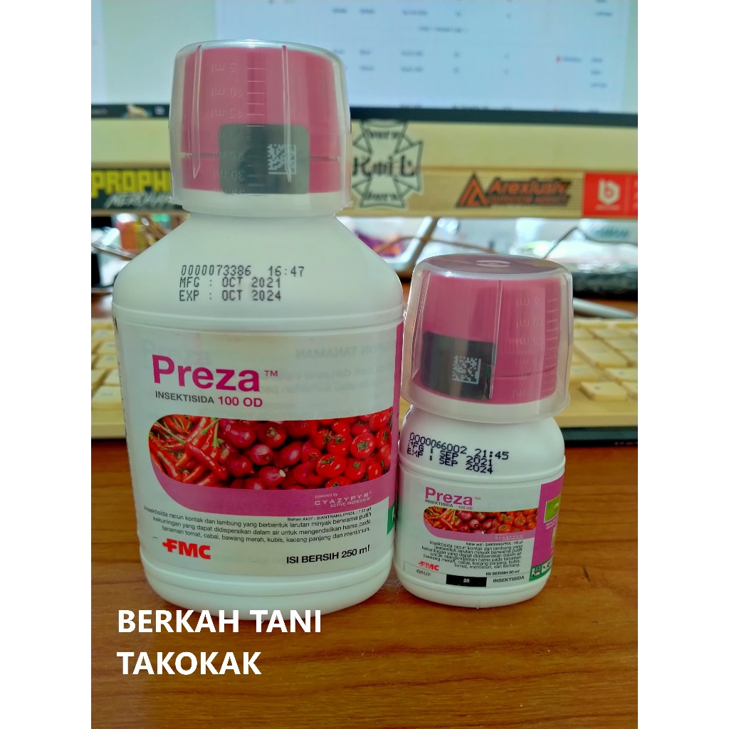 Jual Insektisida Preza 100 OD 50ml,250ml Siantraniliprol Mengendalikan ...