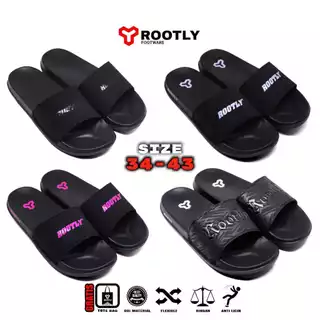 Rootly - Sandal Selop Junior Pria Wanita Dan Anak Simple Unisex Size 34-43