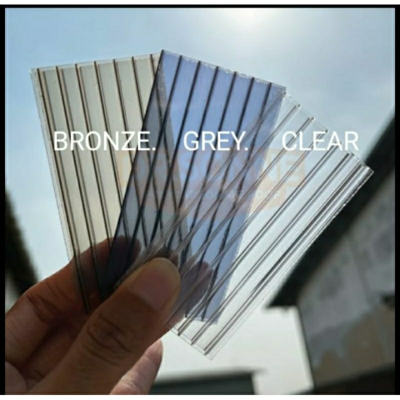 Jual Atap polycarbonate twinlite dr Sonne 6mm/rol | Shopee Indonesia