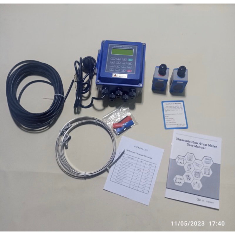 Jual Flow Meter Ultrasonic TUF-2000B Liquid Tester Flowmeter TUF 2000B ...