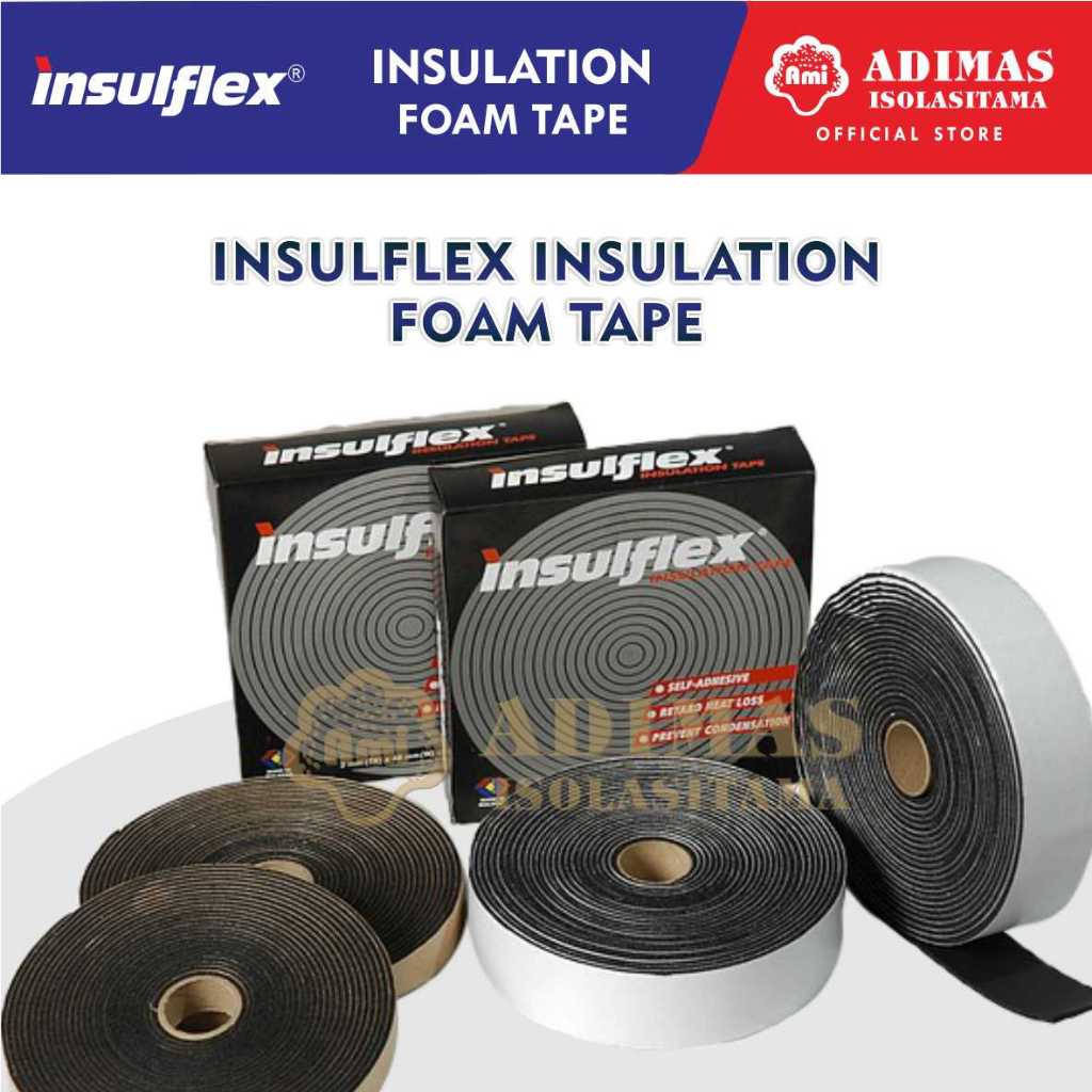 Jual Insulflex Foam Tape Dan Inch Untuk Insulasi Shopee Indonesia