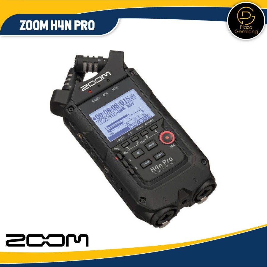 Jual Zoom H4n Pro 4-Input / 4-Track Portable Handy Recorder (Black ...