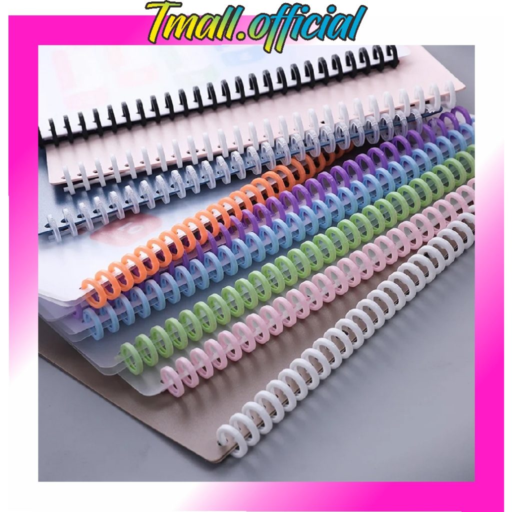 Jual TMALL Ring Binder Plastik Spiral 30 Lubang Untuk Loose-leaf paper ...