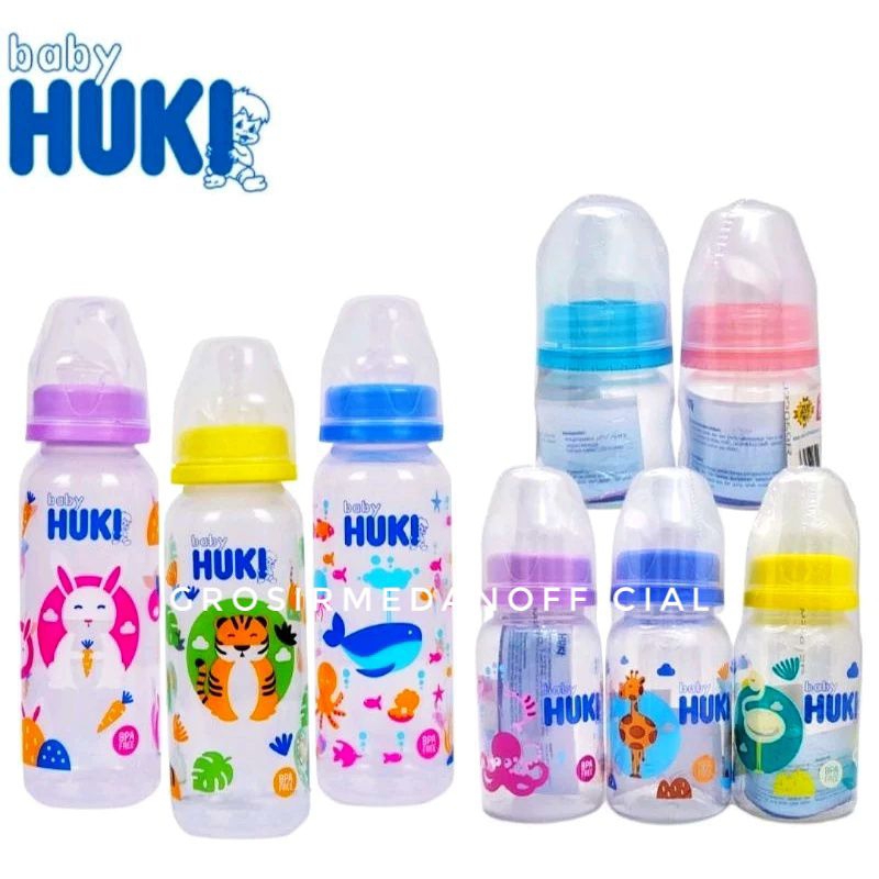 Jual HUKI BOTOL SUSU ORTHO UKURAN 60, 120, 240 ML | Shopee Indonesia
