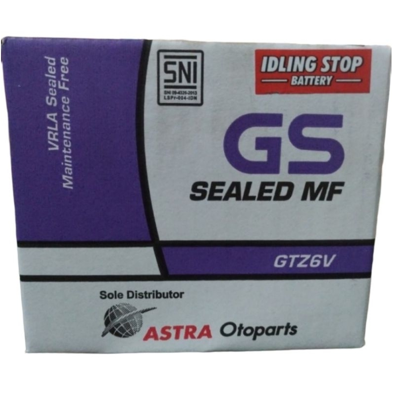 Jual Aki Motor Vario 150 PCX 150 Aki GS Astra GTZ6V MF Original