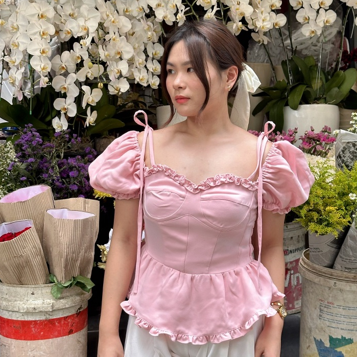 FRANGANT ribbon tops pink