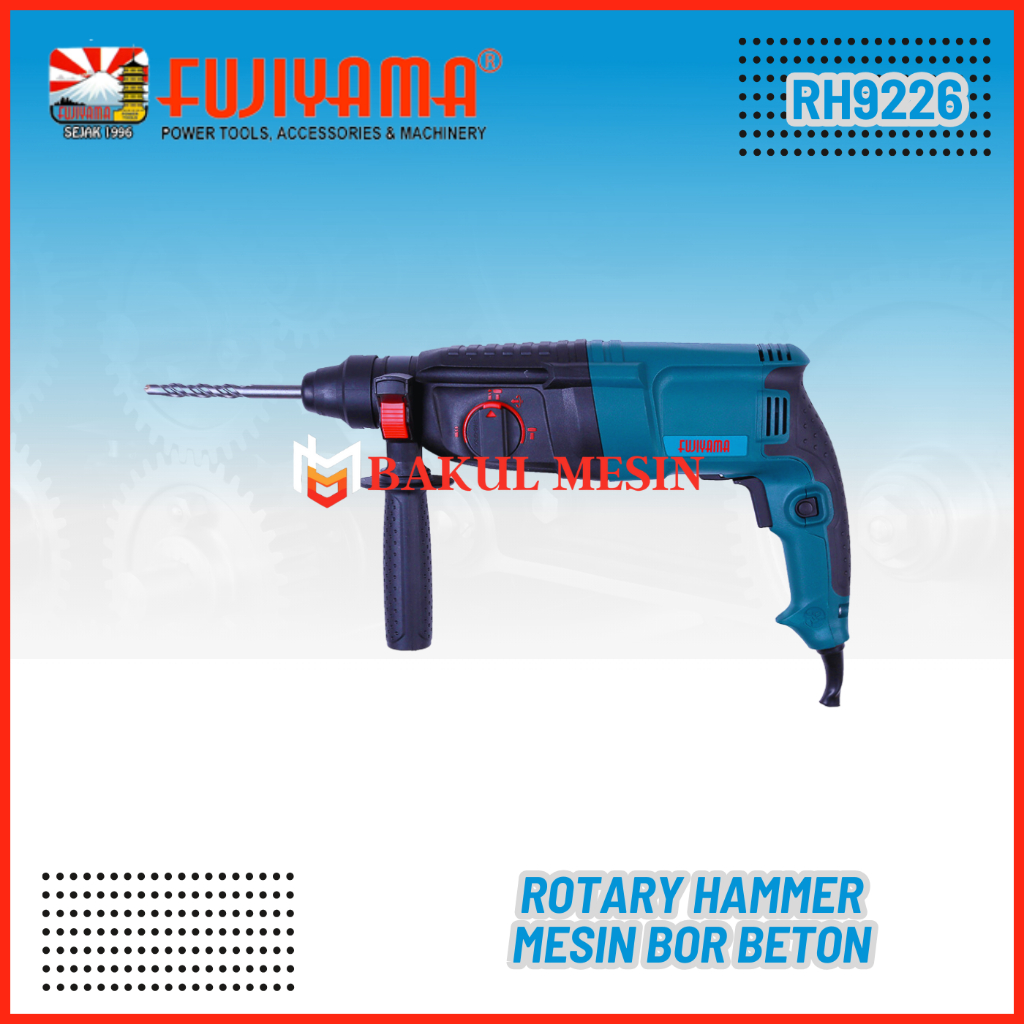 Jual Fujiyama Rh Mesin Bor Beton Mm Sds Rotary Hammer Rh Shopee Indonesia