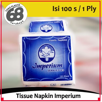 Tissue Napkin / Tissue Makan cap Imperium isi 100s
