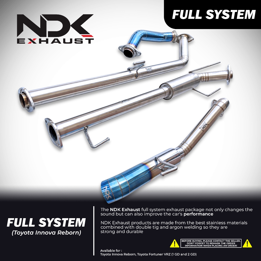 Jual Knalpot NDK Diesel Knalpot Solar Innova 2KD 2GD 1GD Hilux Fulset