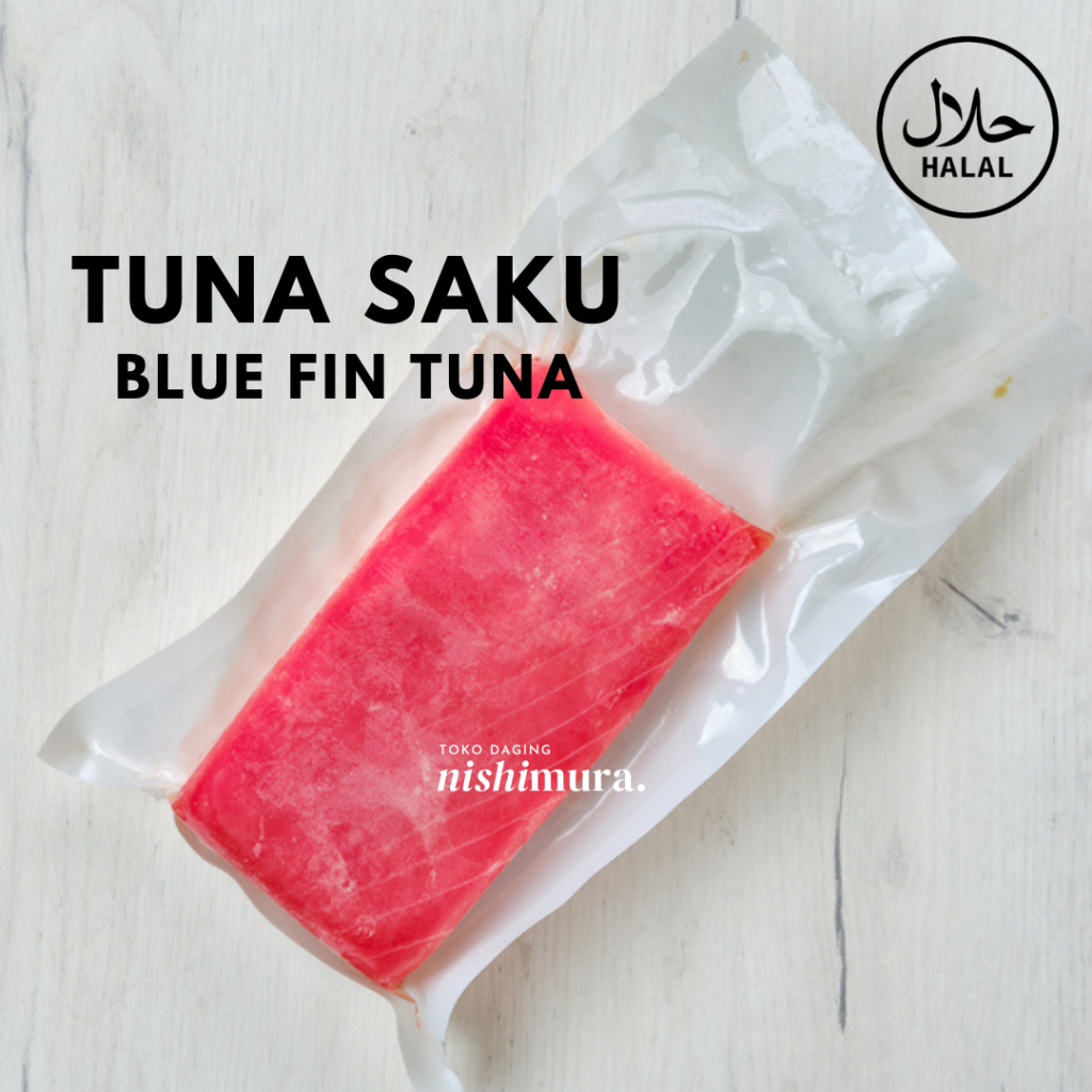 Jual Tuna Fillet Loin Saku 1kg BLUEFIN Fresh Frozen Filet Beku Ikan