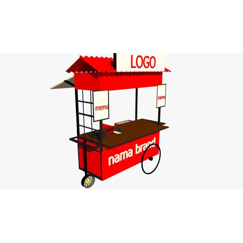 Jual Gerobak Takoyaki Booth Takoyaki Gerobak Takoyaki Dorong Acp