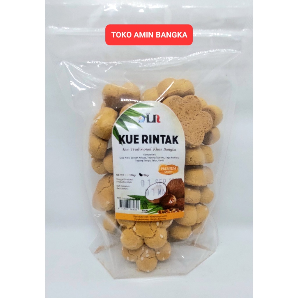 Jual Kue Rentak Khas Bangka Cap LN Kemasan 250 Gram | Shopee Indonesia