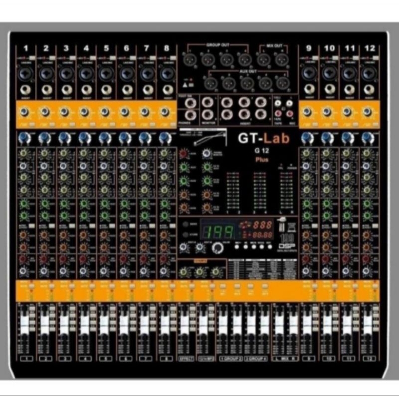 Jual MIXER AUDIO GT LAB G12/ GT LAB G 12 12CH BY RDW ORIGINAL | Shopee ...