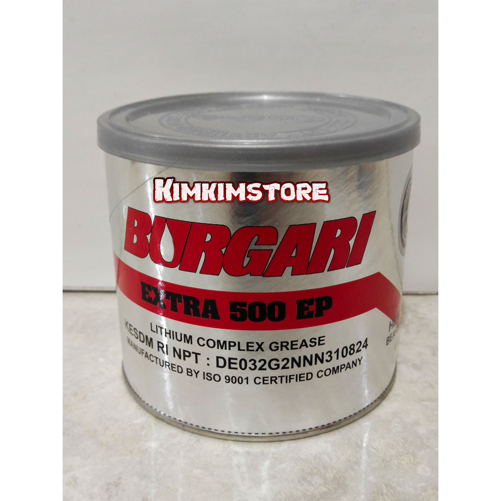 Jual Grease Pelumas Stempet Gemuk Burgari Extra 500 EP Lithium 455G ...