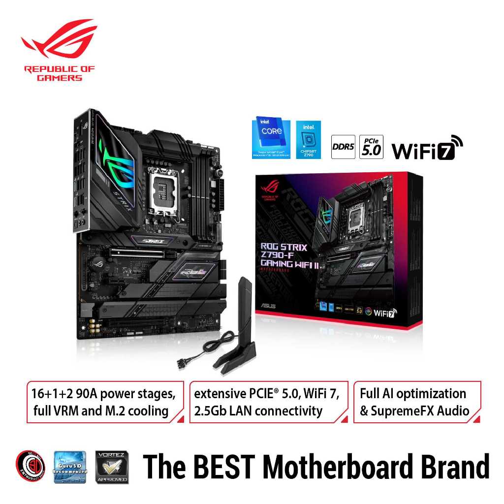 Jual ASUS ROG STRIX Z790F GAMING WIFI II DDR5 Intel Motherboard LGA1700 Shopee Indonesia