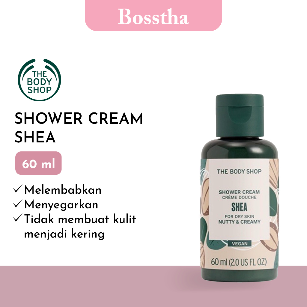 Jual Bosstha The body shop shea shower cream 60ml Shopee Indonesia
