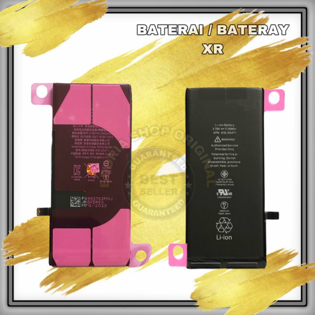 Batería Iphone Xr 100% Compatible Capacidad 2942mah Apn-616-00471 con