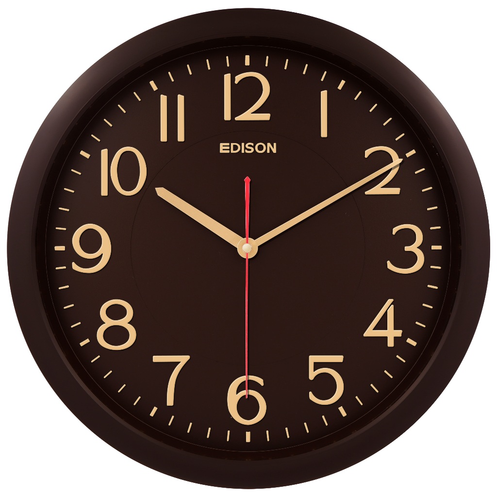 Jual Jam Dinding Edison Sweep ES 36 KY T23 Timbul Diameter 360mm 36cm ...