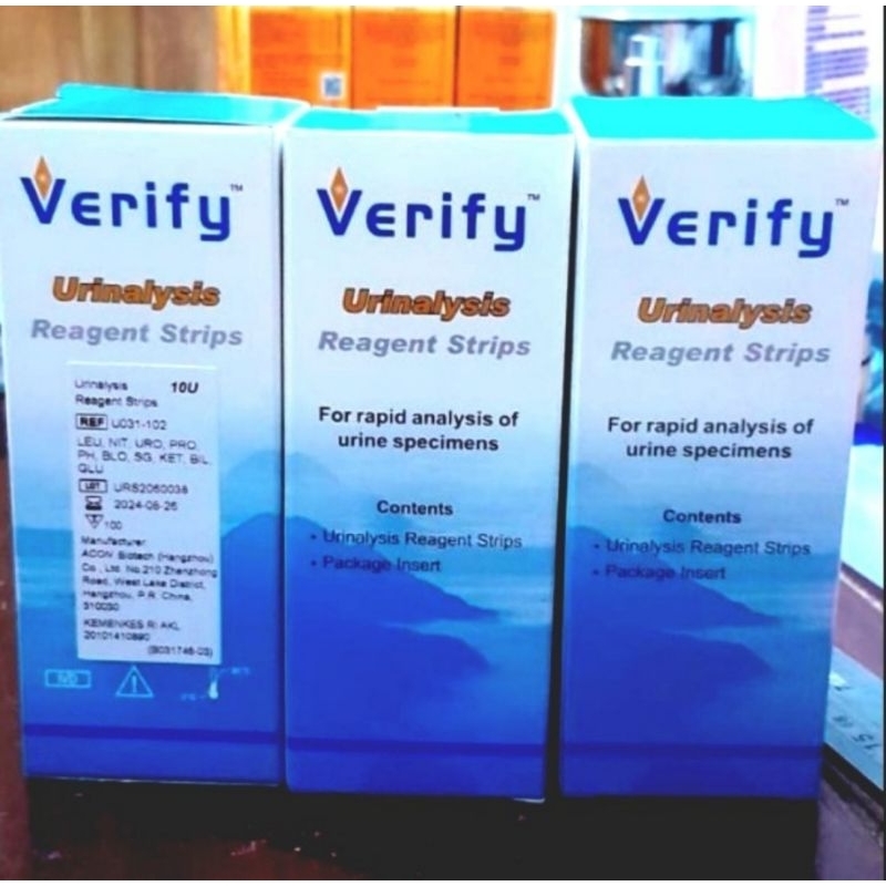 Jual Verify 10 Parameter Urinalysis Strip Isi 100 | Shopee Indonesia
